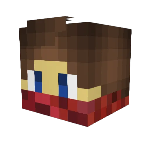 SheriffMorgan Minecraft avatar head, 3D render