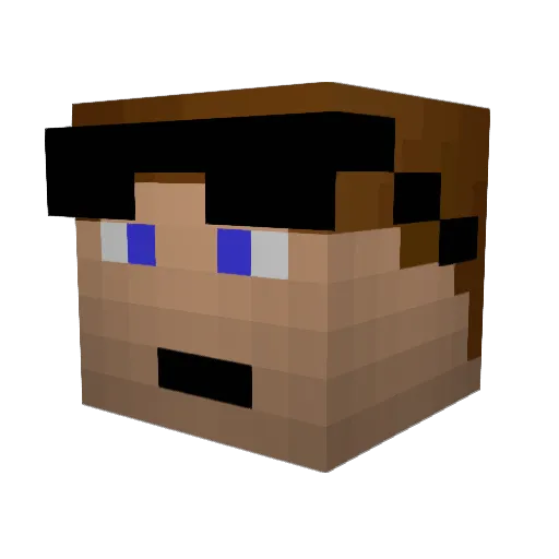 SheriffPatGarret Minecraft avatar head, 3D render