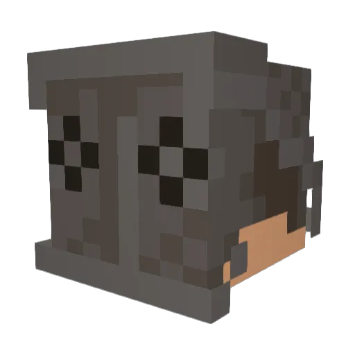 SheriffRobin Minecraft avatar head, 3D render