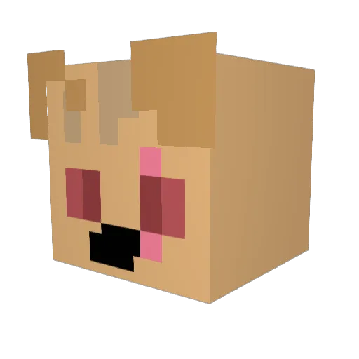 SheriffZack Minecraft avatar head, 3D render