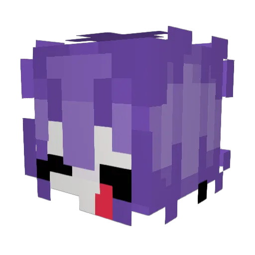 SherlockianSimp Minecraft avatar head, 3D render
