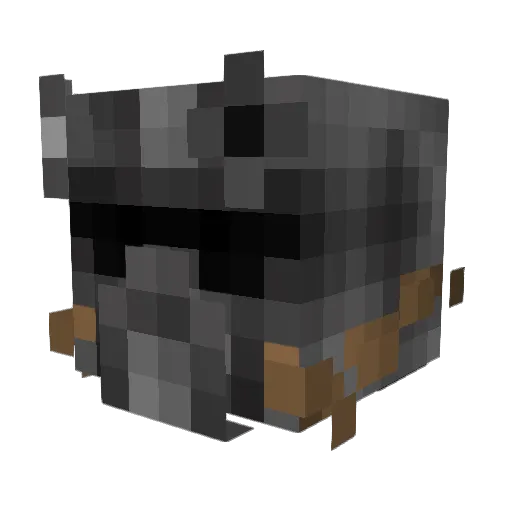 Sherm07 Minecraft avatar head, 3D render