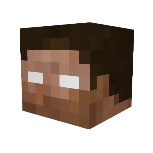 Sherman82d Minecraft avatar head, 3D render
