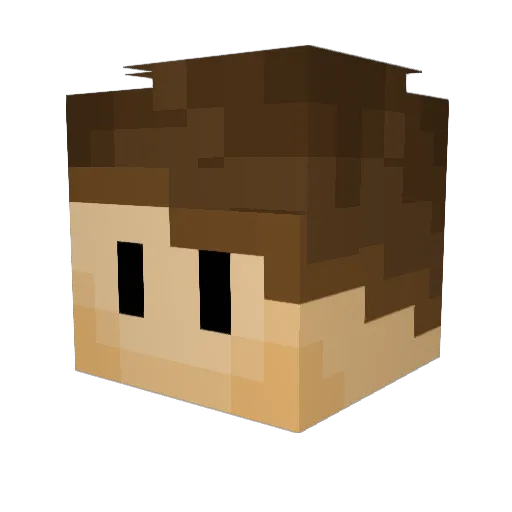 Sherminator_38 Minecraft avatar head, 3D render
