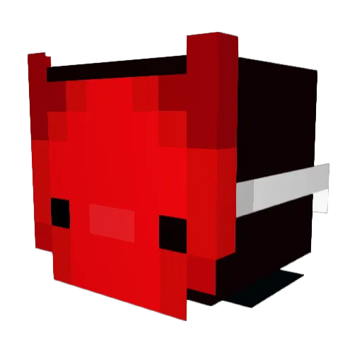 Shermz_ Minecraft avatar head, 3D render