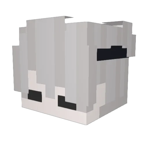 SheroB3tty Minecraft avatar head, 3D render