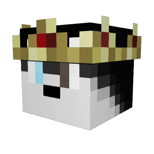 SheroxWP Minecraft avatar head, 3D render