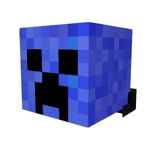 Sherzy31 Minecraft avatar head, 3D render