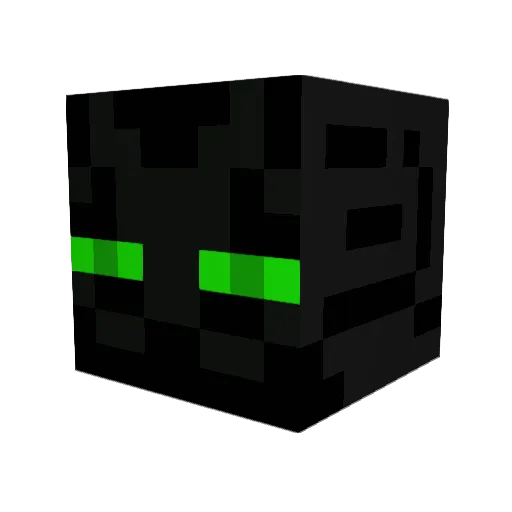 Shetberd Minecraft avatar head, 3D render
