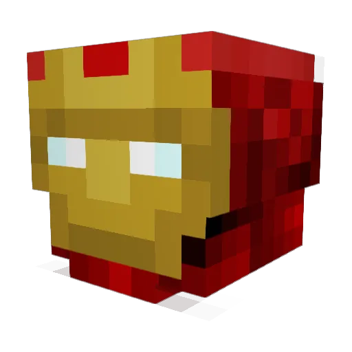 ShewterFBGM Minecraft avatar head, 3D render