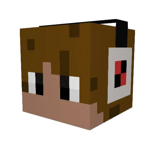 SheyZoh Minecraft avatar head, 3D render