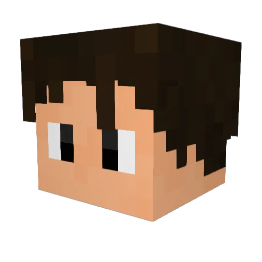 SheykWes Minecraft avatar head, 3D render