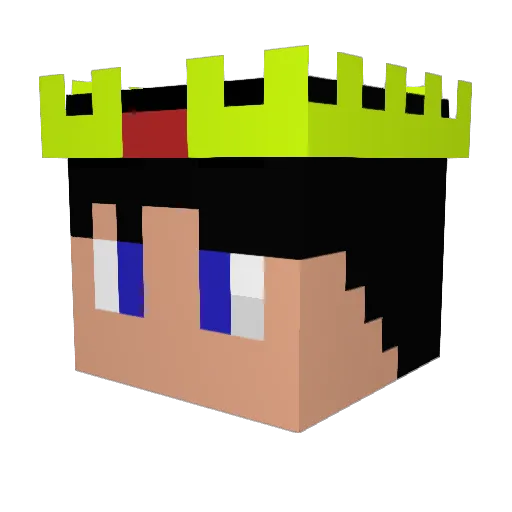 Sheykh95 Minecraft avatar head, 3D render