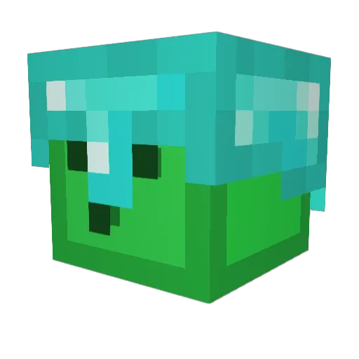 ShhhImSleeping Minecraft avatar head, 3D render