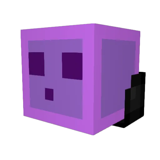 Shhyae Minecraft avatar head, 3D render
