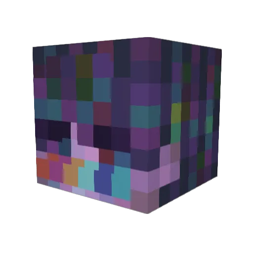 ShiDemon Minecraft avatar head, 3D render