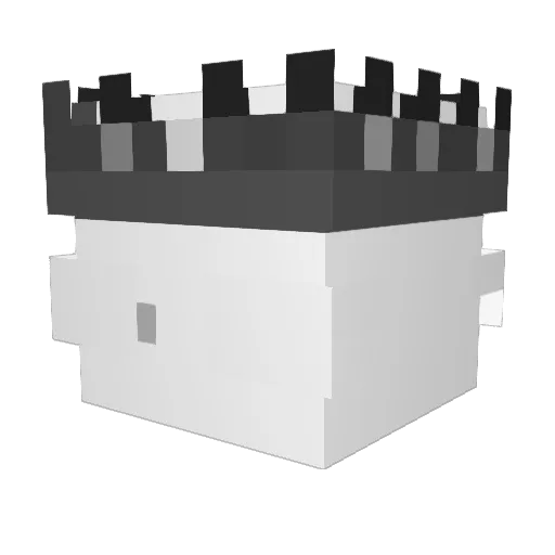 ShiLiang4455 Minecraft avatar head, 3D render