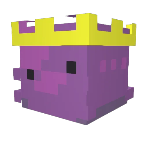 ShiLwkJelli Minecraft avatar head, 3D render