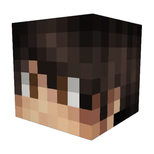 ShiMA35 Minecraft avatar head, 3D render