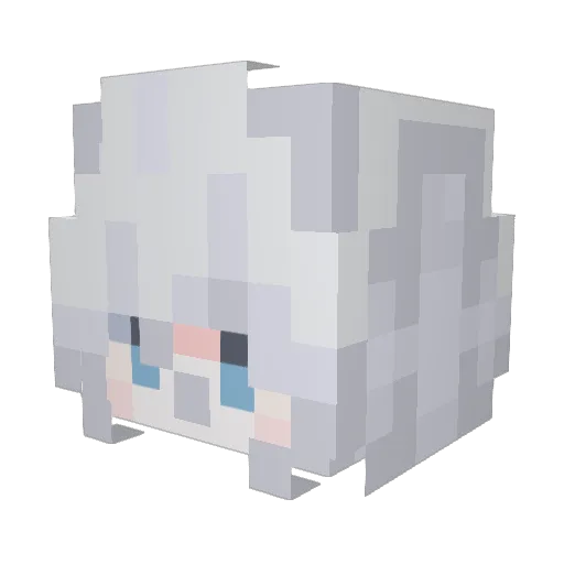 ShiX1_Ya Minecraft avatar head, 3D render
