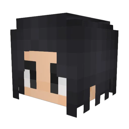 ShiYuHao_ Minecraft avatar head, 3D render