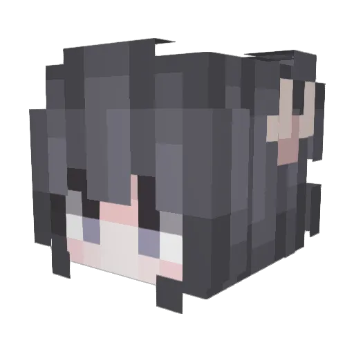 Shi_Yi_x Minecraft avatar head, 3D render