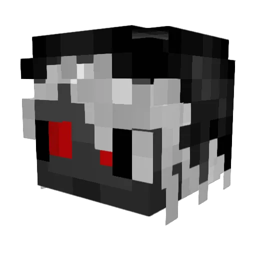ShiaLaDoubleBuff Minecraft avatar head, 3D render