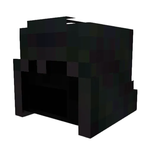 Shiamak Minecraft avatar head, 3D render
