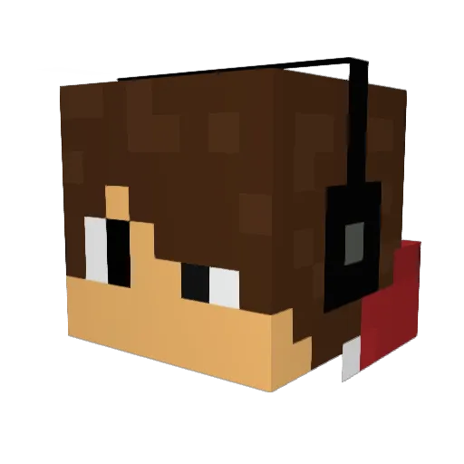 Shiangtham Minecraft avatar head, 3D render