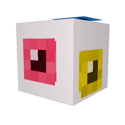 Shibuya_complex Minecraft avatar head, 3D render