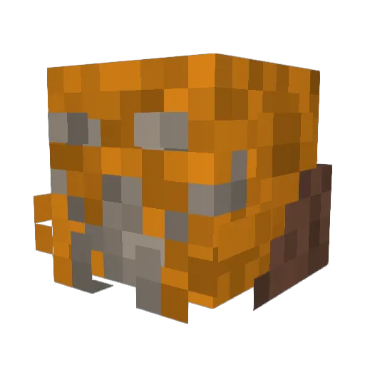 Shiccup Minecraft avatar head, 3D render
