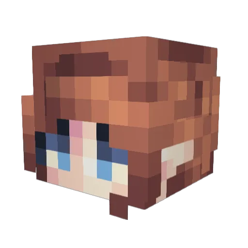 ShieldMaiden831 Minecraft avatar head, 3D render