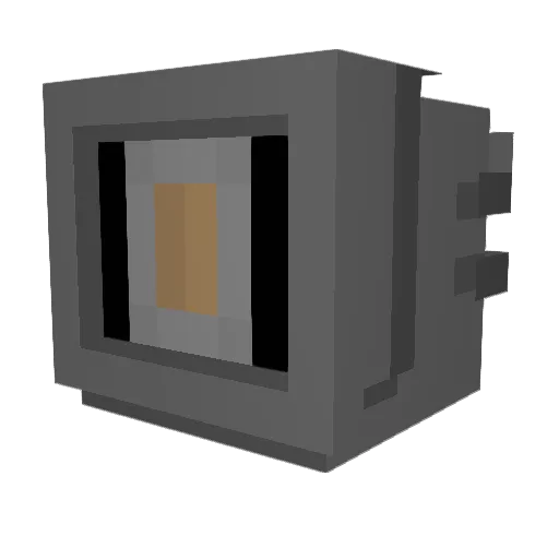 ShieldPOV Minecraft avatar head, 3D render