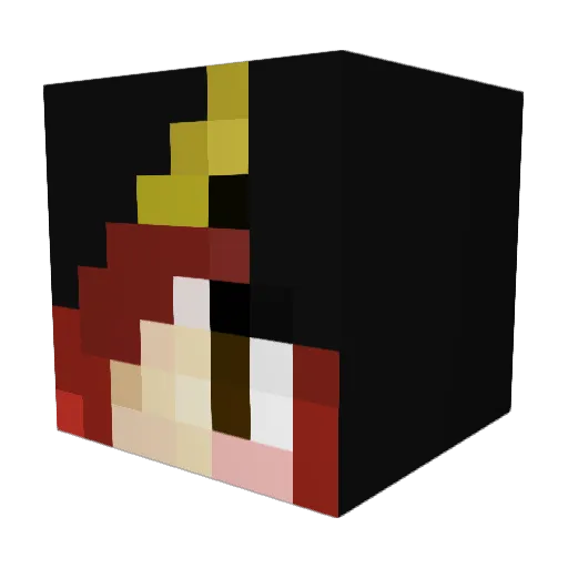 ShieldUnicorn Minecraft avatar head, 3D render
