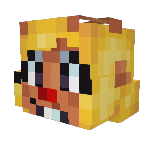 ShieldofThracia Minecraft avatar head, 3D render
