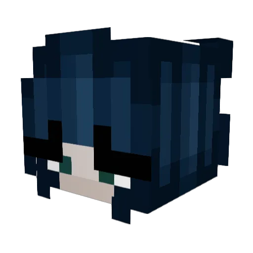 ShieldsGaming Minecraft avatar head, 3D render