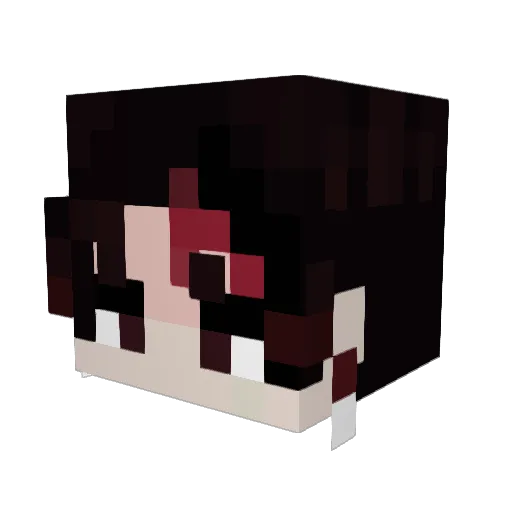 ShifShuf Minecraft avatar head, 3D render