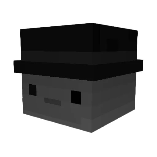 Shifelo Minecraft avatar head, 3D render
