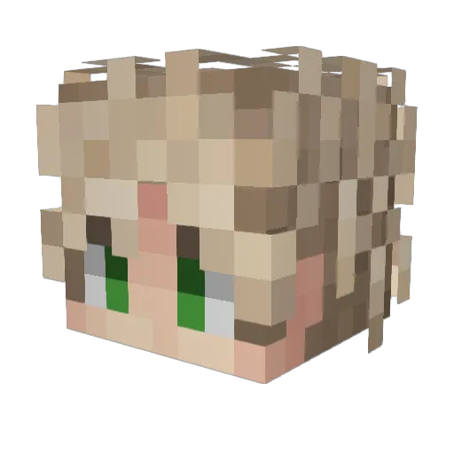 ShiftShadow13_ Minecraft avatar head, 3D render