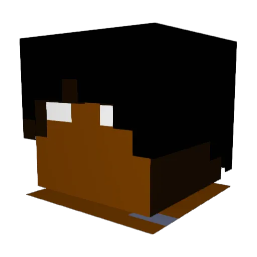 ShifterTRM Minecraft avatar head, 3D render