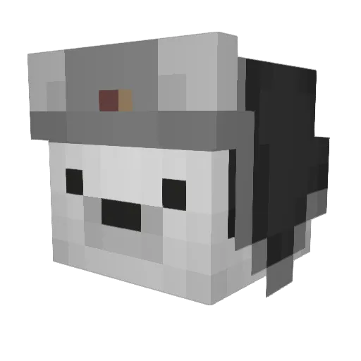 ShiftlaneJr Minecraft avatar head, 3D render