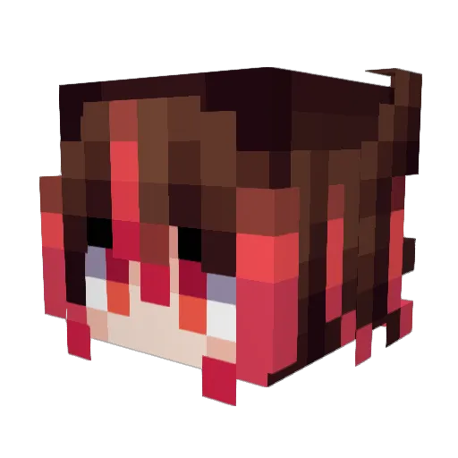 Shiftstory Minecraft avatar head, 3D render