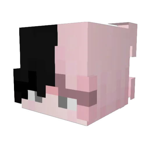 ShiftyFella Minecraft avatar head, 3D render
