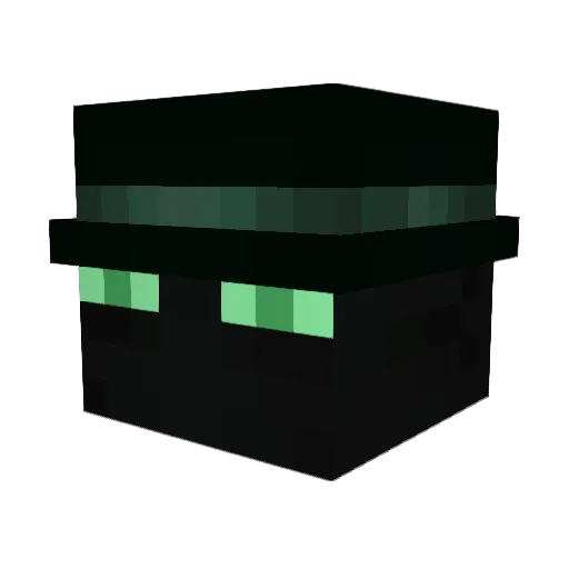 ShiftyMIlla Minecraft avatar head, 3D render