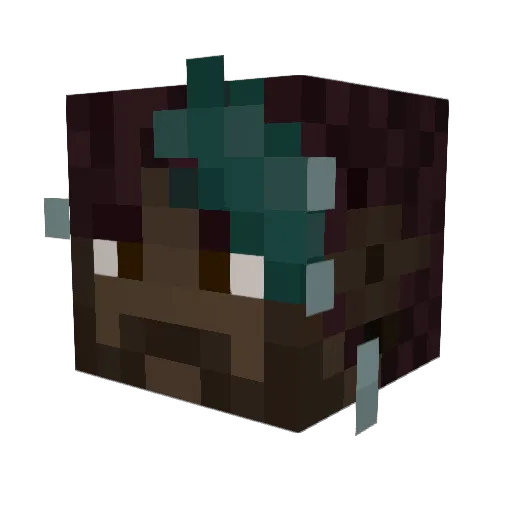 ShiftyPH Minecraft avatar head, 3D render