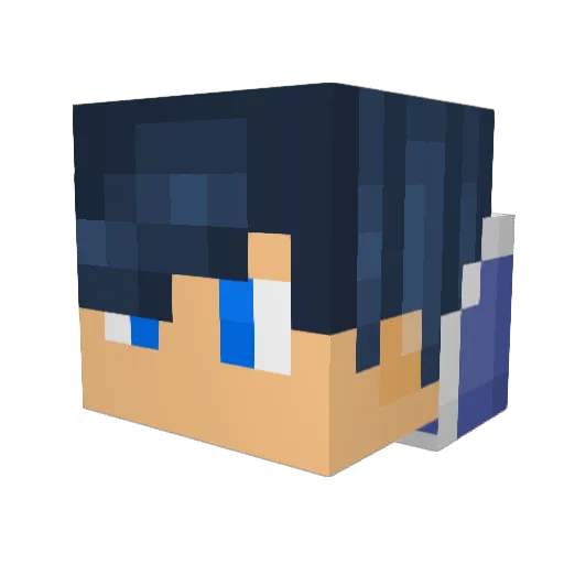 Shiftzone2 Minecraft avatar head, 3D render