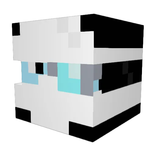 Shifuu88 Minecraft avatar head, 3D render