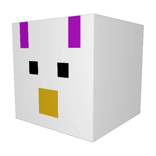 Shigfart Minecraft avatar head, 3D render