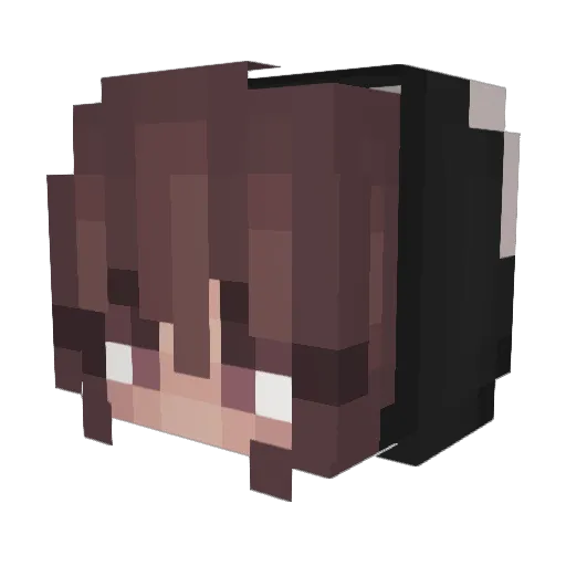 Shiggumz Minecraft avatar head, 3D render