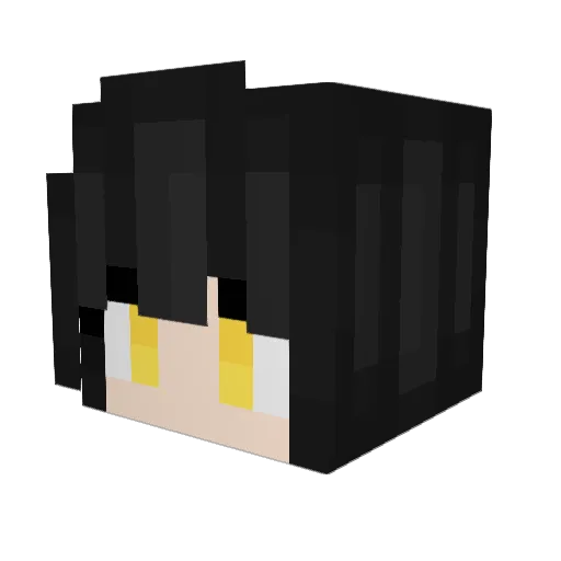 Shigoku_Kyo Minecraft avatar head, 3D render
